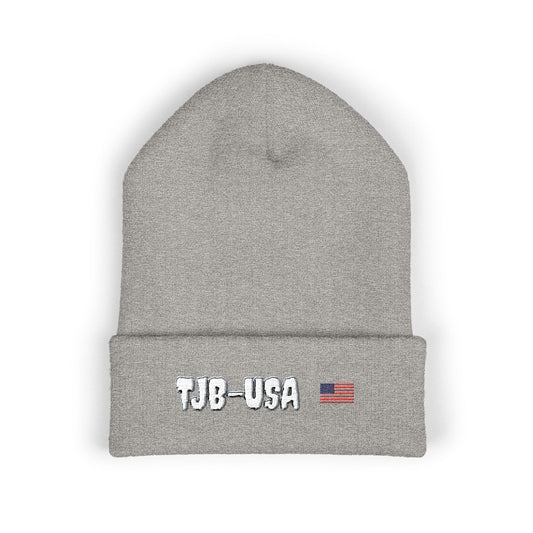 TJB USA Classic Cuffed Beanie (Embroidery)