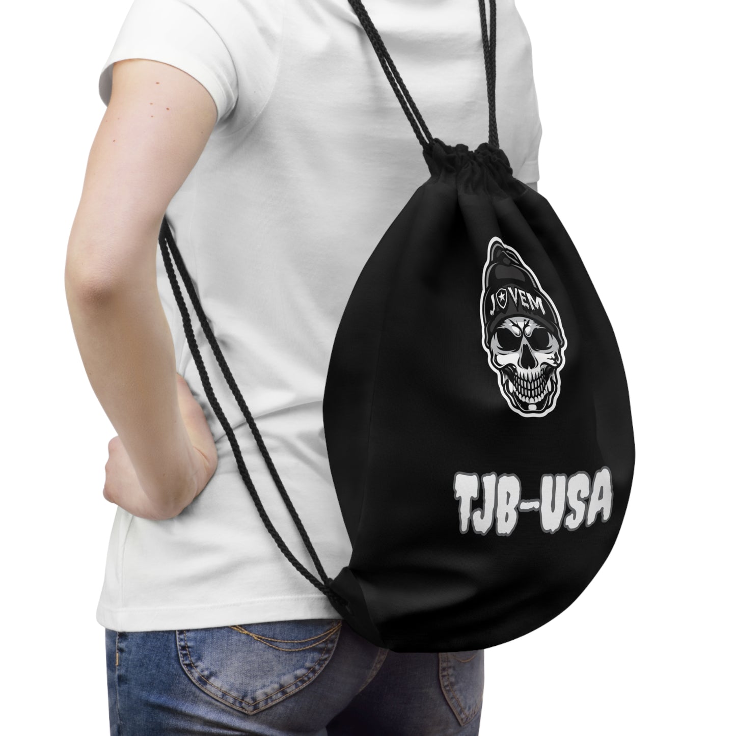 TJB USA Drawstring Bag