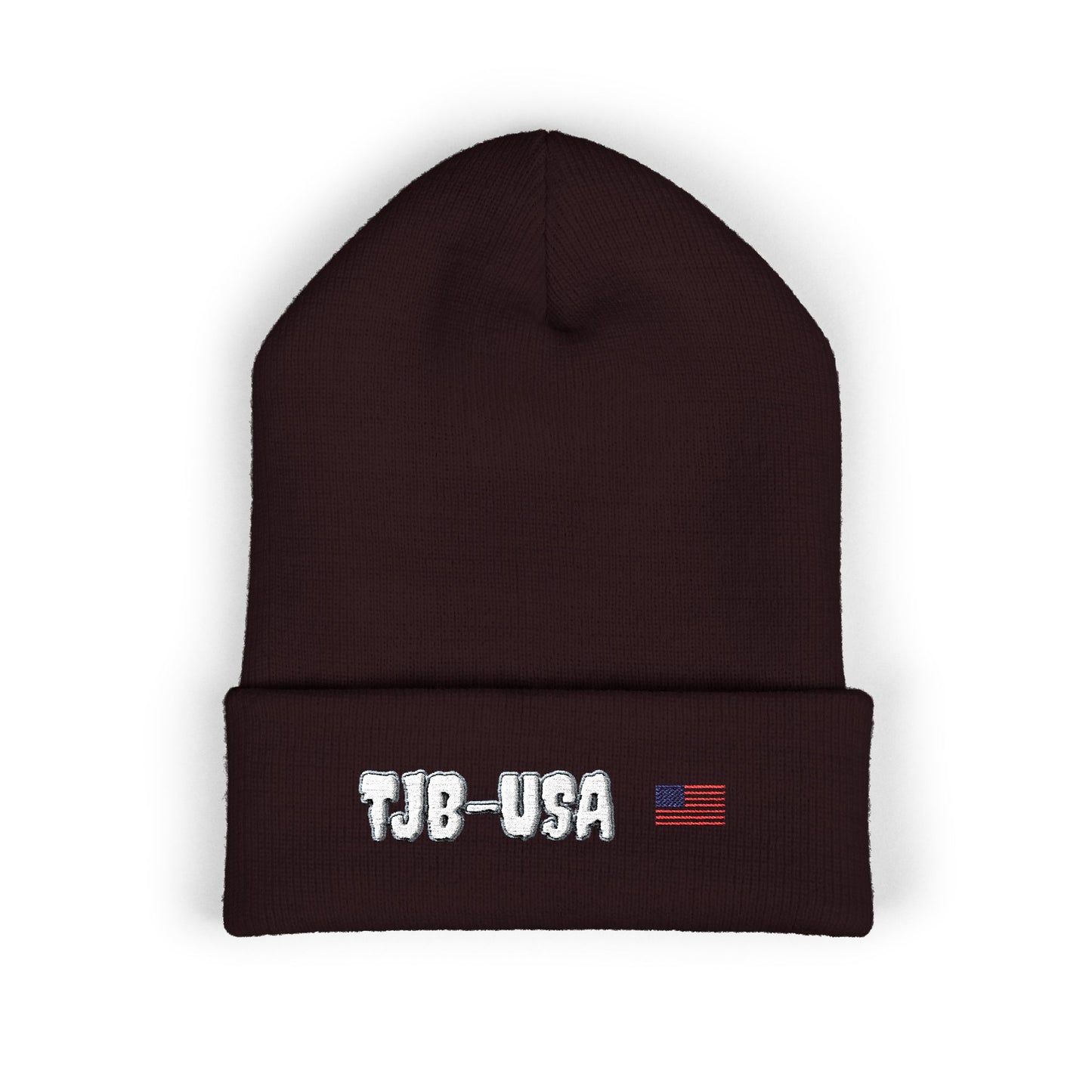 TJB USA Classic Cuffed Beanie (Embroidery)